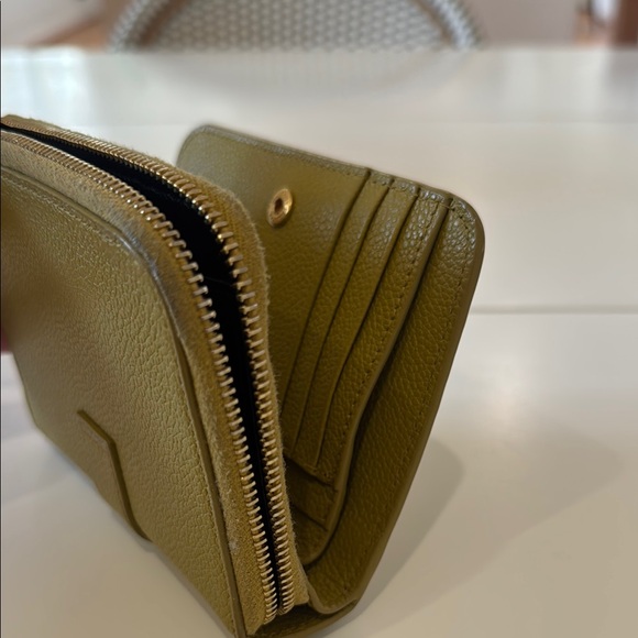 Yves Saint Laurent Mustard Leather Wallet - Picture 5 of 6